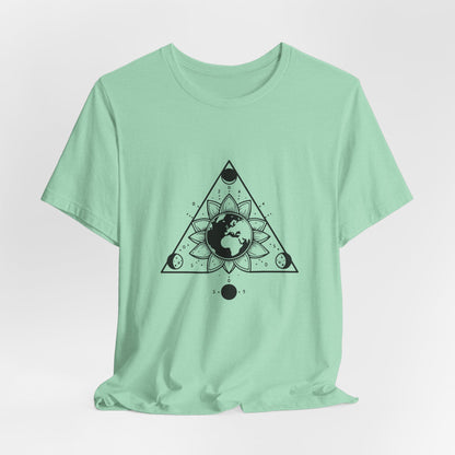 Sunflower Moon Triangle - T-Shirt