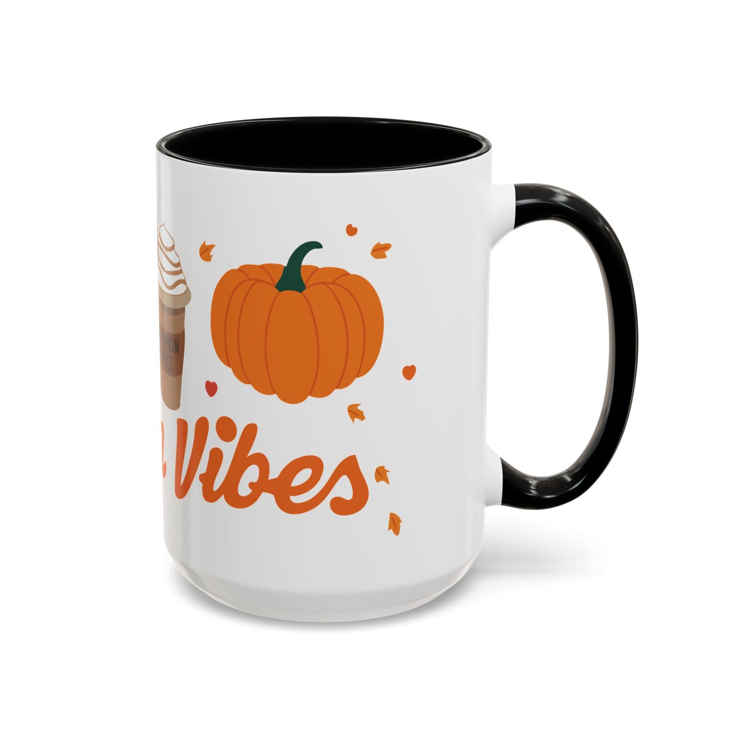 Autumn Vibes 🧡 - Accent Coffee Mug (11, 15 oz) - Wrap around design