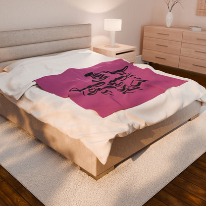 Living my best life - Velveteen Plush Blanket