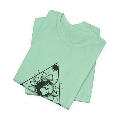 Sunflower Moon Triangle - T-Shirt