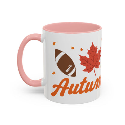 Autumn Vibes 🧡 - Accent Coffee Mug (11, 15 oz) - Wrap around design