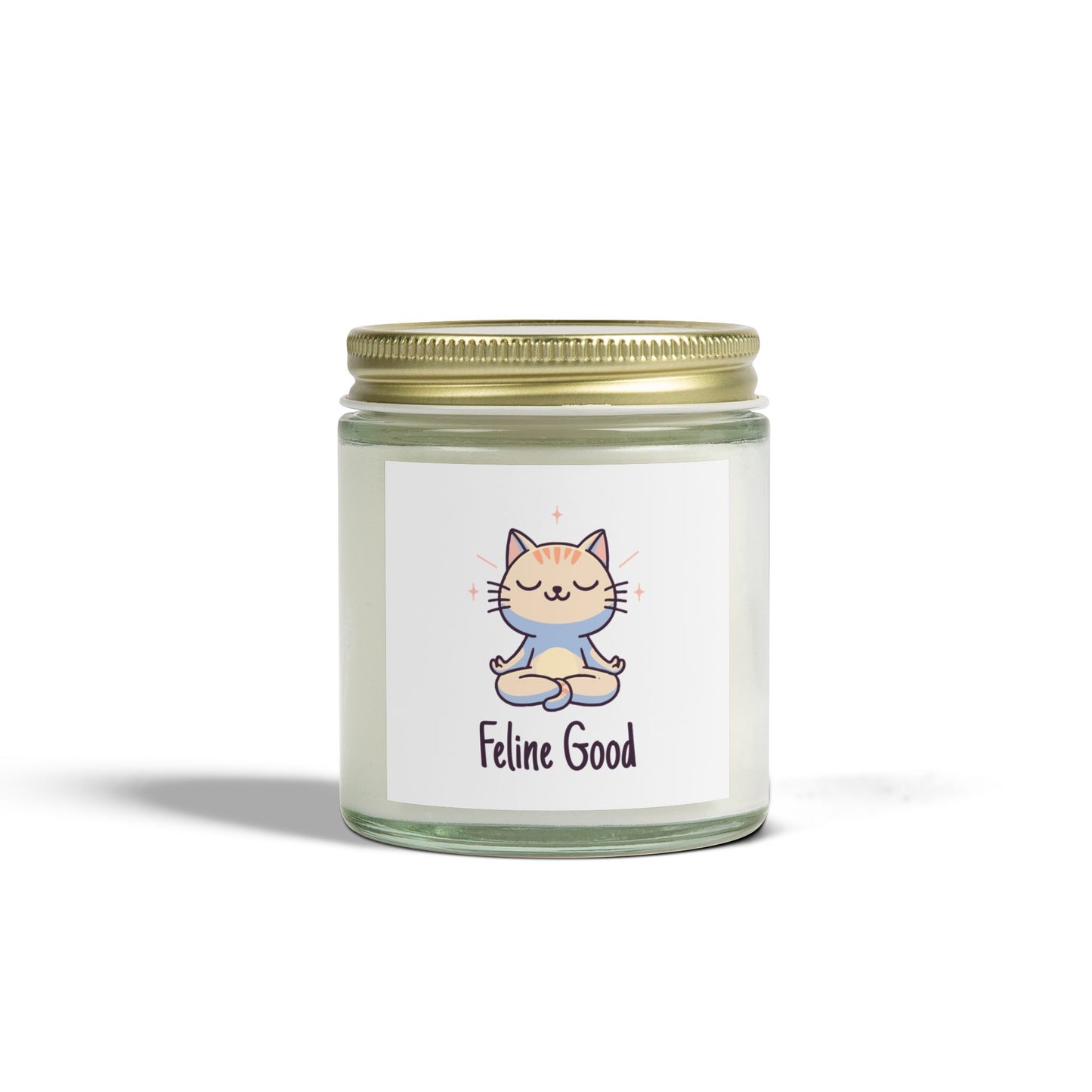 Feline Good - Natural & Non Toxic 🌱 - Scented Candle Coconut Apricot Wax