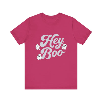 Exclusive Halloween Hey Boo - T-Shirt - Fun colors 🧡🩶🩷