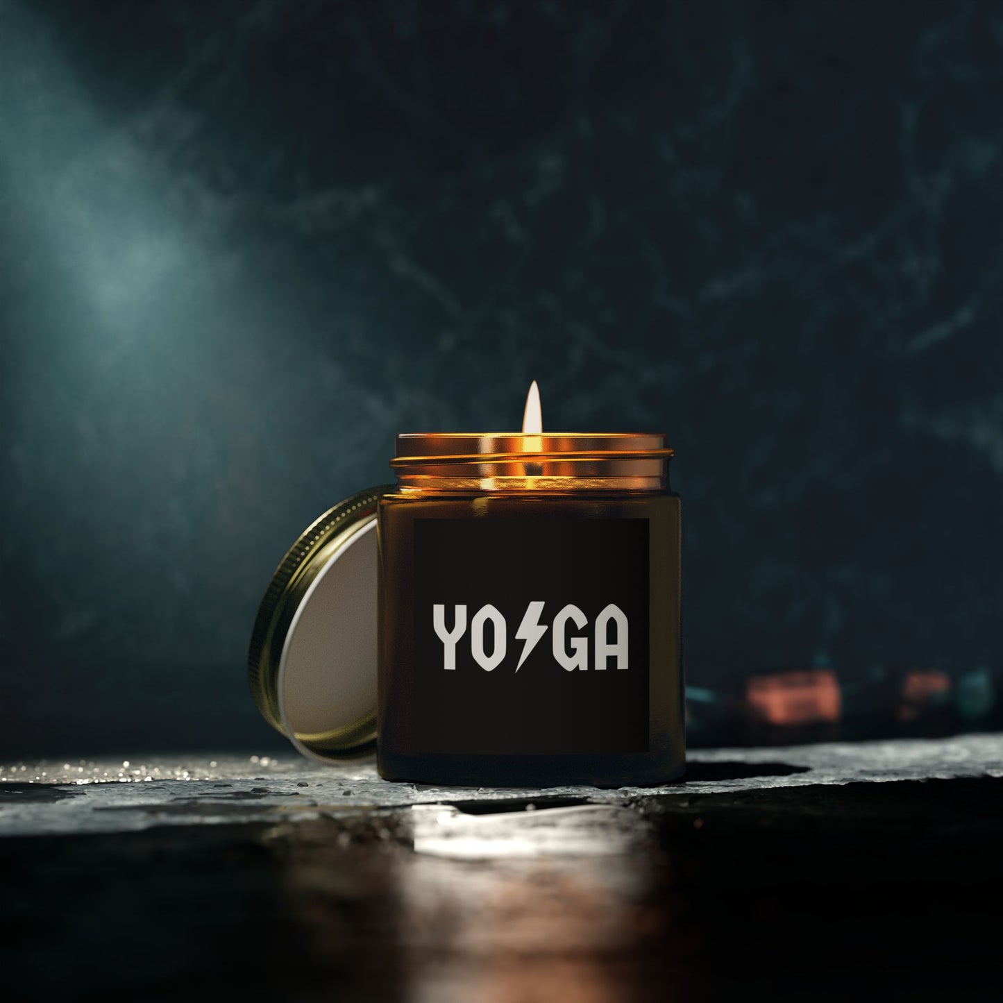 YO⚡️GA - Natural & Non Toxic 🌱 - Scented Candle Coconut Apricot Wax