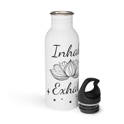 Inhale Exhale - Stainless Steel Water Bottle 20oz