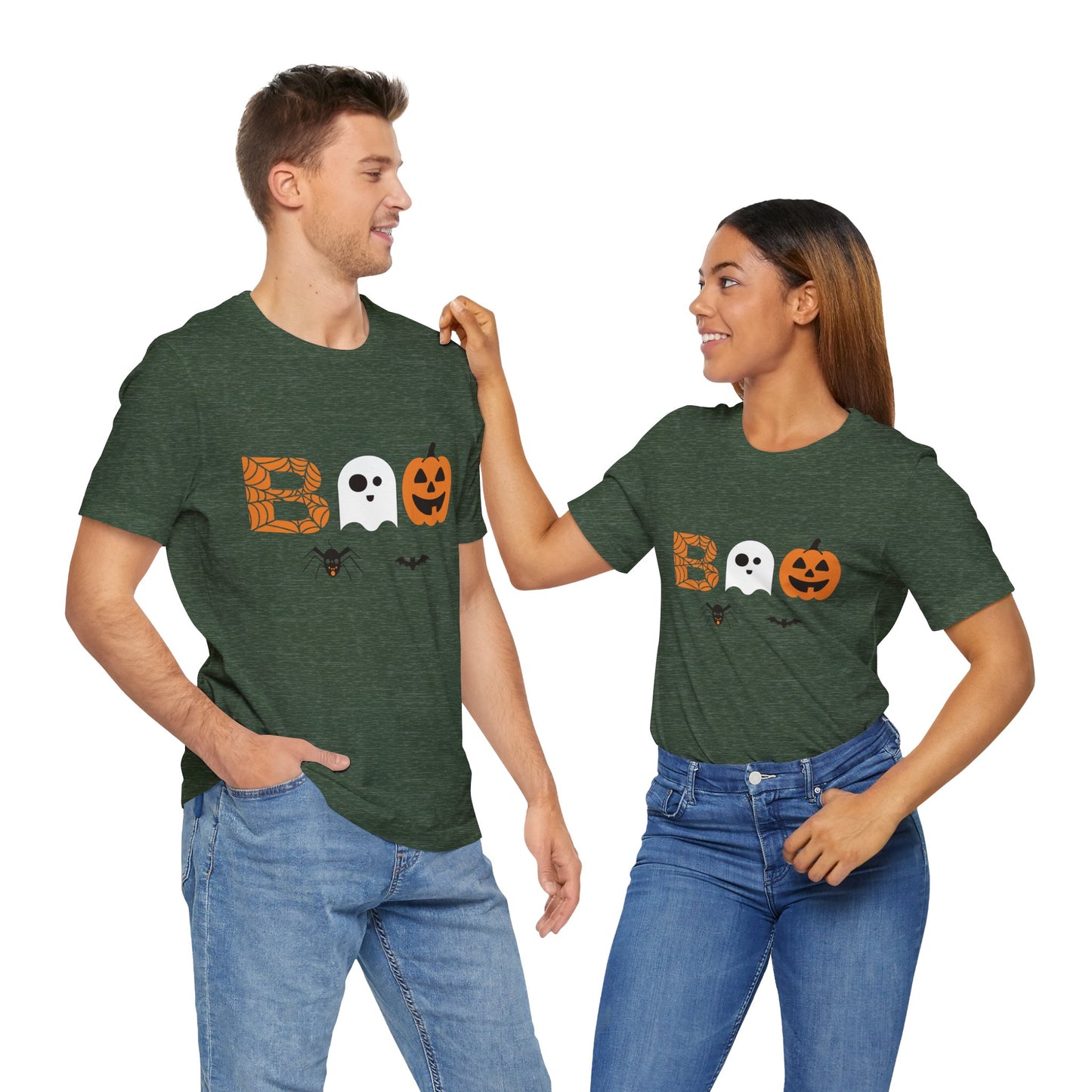 Exclusive Halloween BOO - T-Shirt - Fun colors 🧡🩶🩷