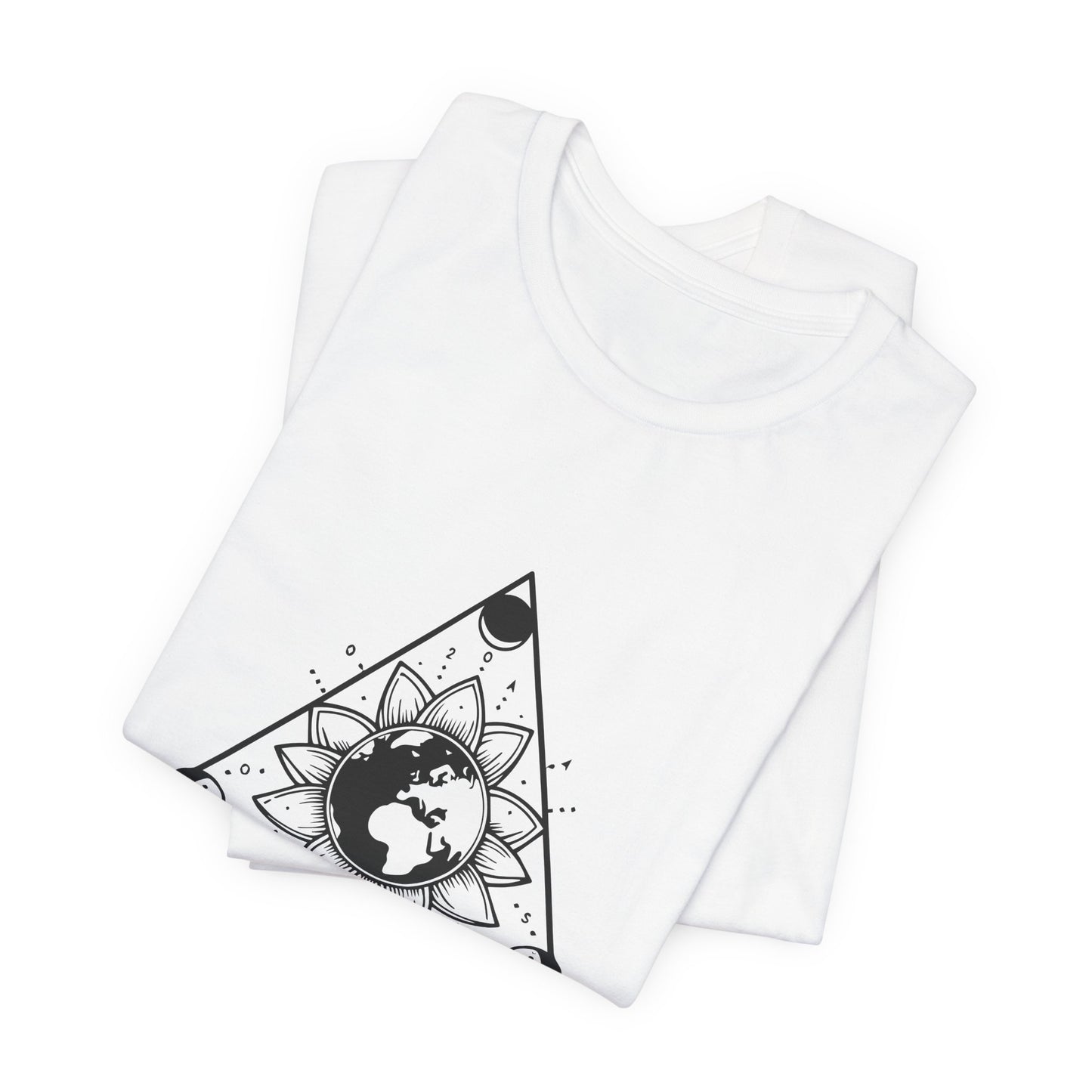 Sunflower Moon Triangle - T-Shirt