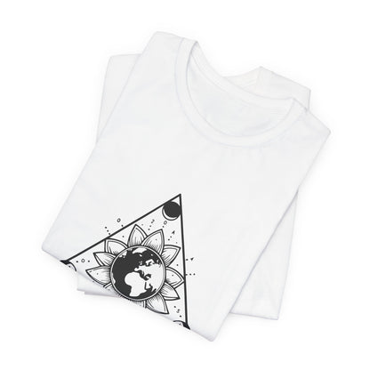 Sunflower Moon Triangle - T-Shirt