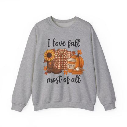 I love fall most of all - Sweatshirt 🍁