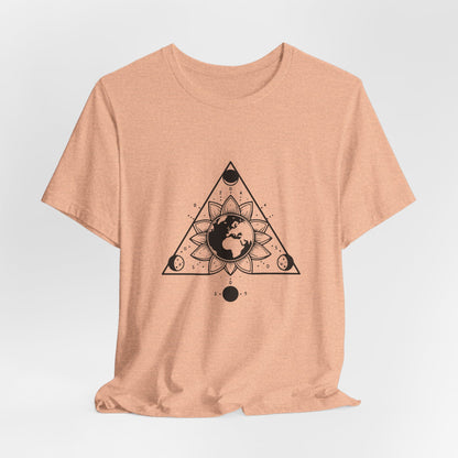Sunflower Moon Triangle - T-Shirt