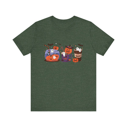 Exclusive Halloween Pumpkin Party - T-Shirt - Fun colors 🧡🩶🩷