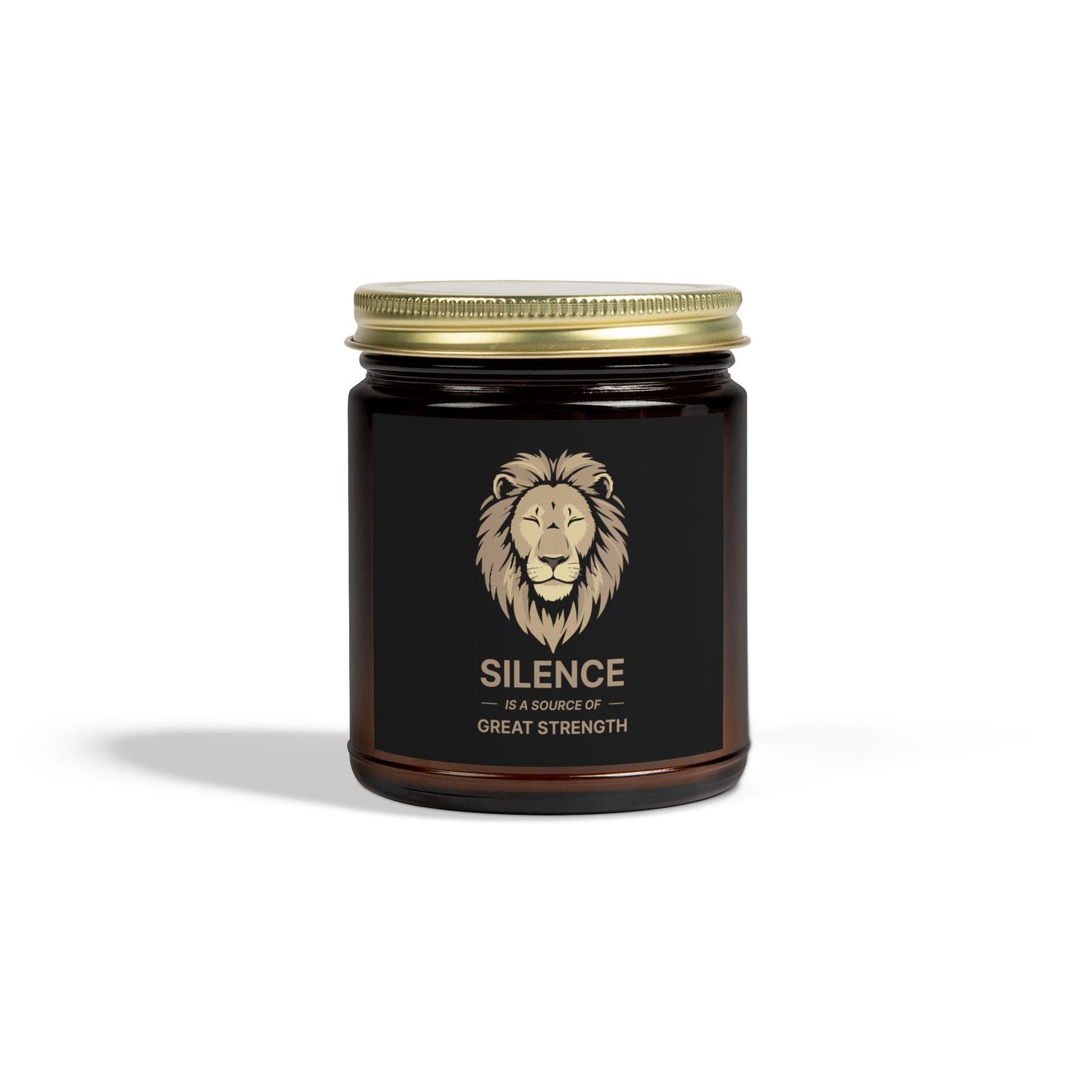 Silence is a great source of strength - Natural & Non Toxic 🌱 - Scented Candle Coconut Apricot Wax