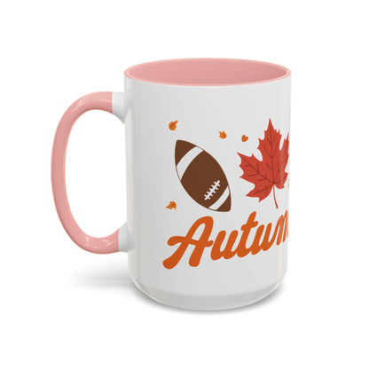 Autumn Vibes 🧡 - Accent Coffee Mug (11, 15 oz) - Wrap around design