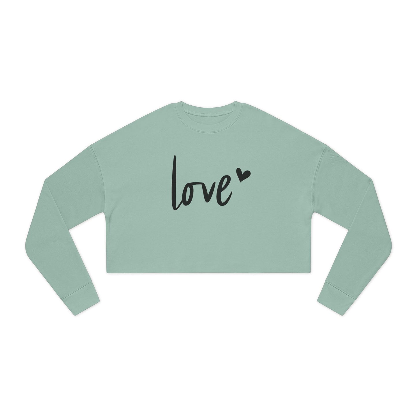 Love - Valentine's Day Women's Cropped Sweatshirt - Limited Edition