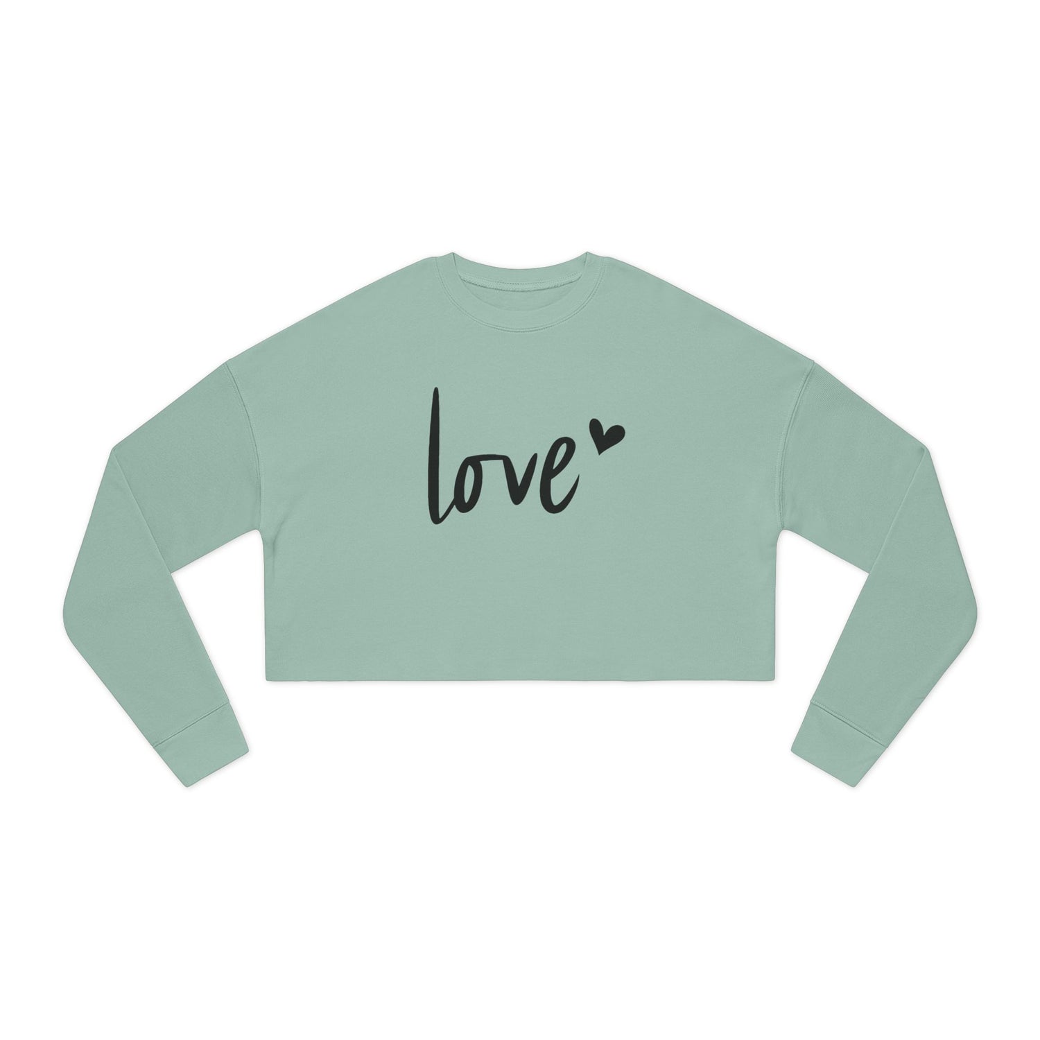 Love - Valentine's Day Women's Cropped Sweatshirt - Limited Edition