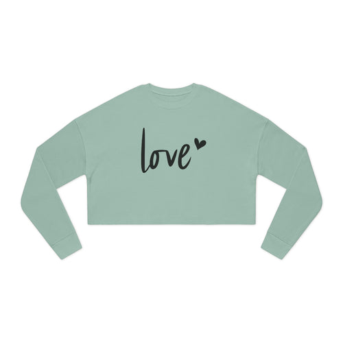 Love - Valentine's Day Women's Cropped Sweatshirt - Limited Edition