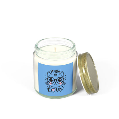MEOW Love  - Natural & Non Toxic 🌱 - Scented Candle Coconut Apricot Wax