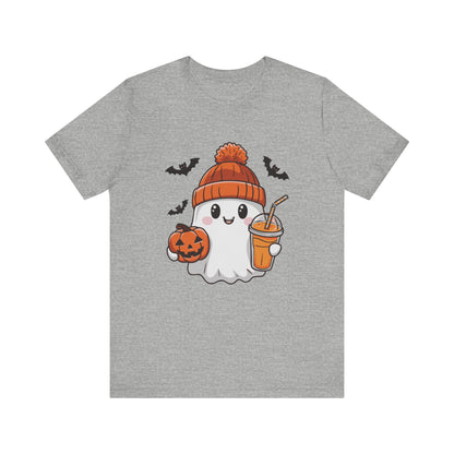 Exclusive Halloween Cute Pumpkin Spice Ghost - Sweatshirt - Fun colors 🧡🩶🩷