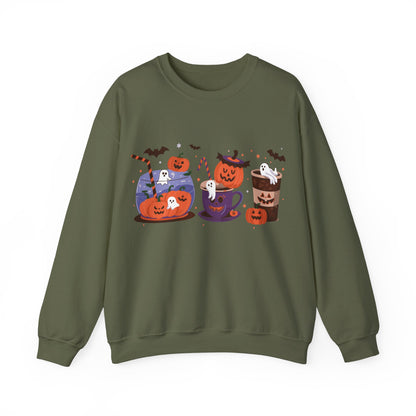 Exclusive Halloween Pumpkin Party - Sweatshirt - Fun colors 🧡🩶🩷
