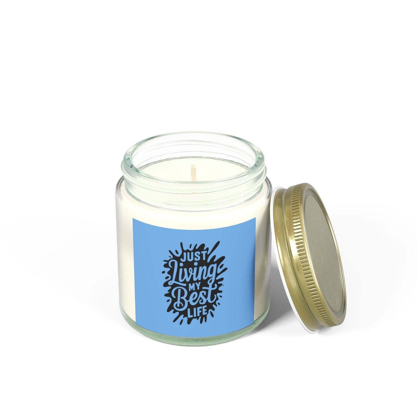 Living my best life - Natural & Non Toxic 🌱 - Scented Candle Coconut Apricot Wax