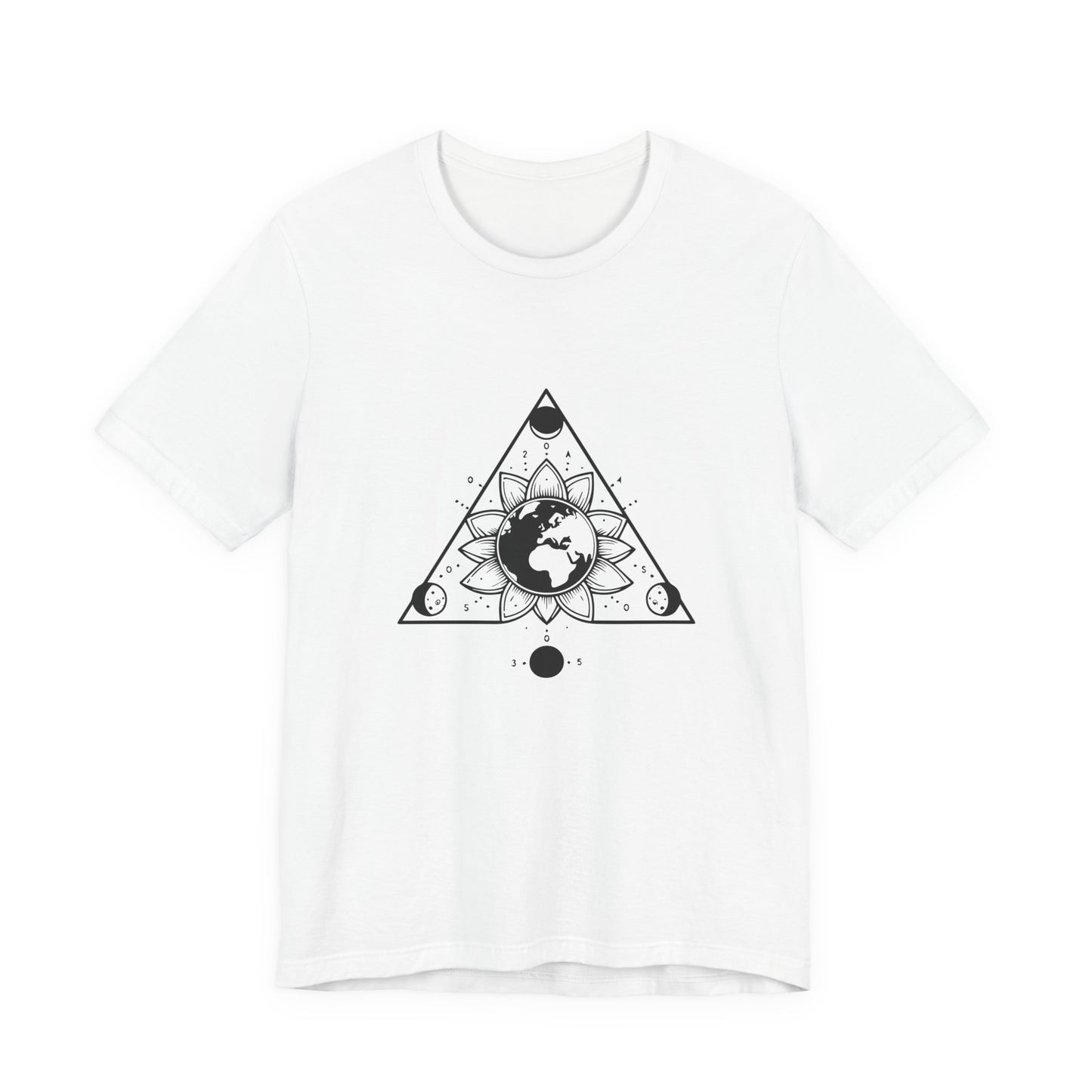 Sunflower Moon Triangle - T-Shirt