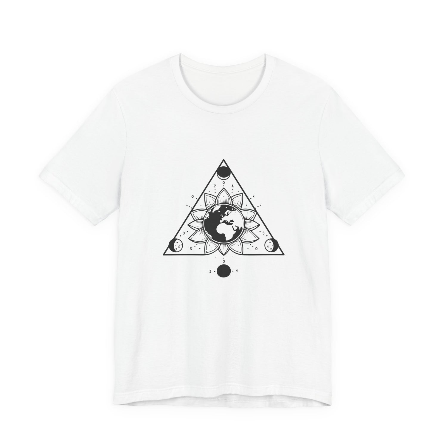 Sunflower Moon Triangle - T-Shirt