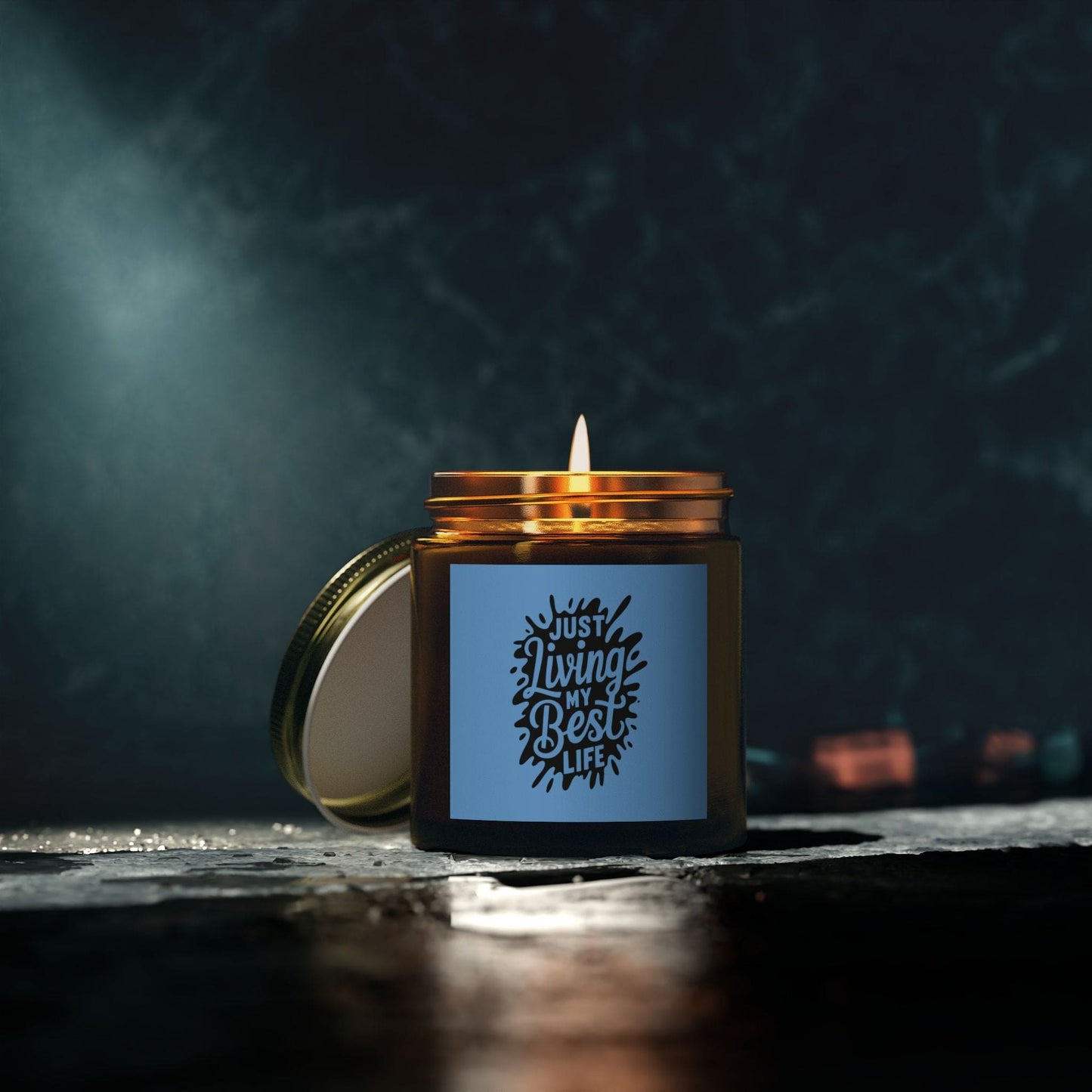 Living my best life - Natural & Non Toxic 🌱 - Scented Candle Coconut Apricot Wax