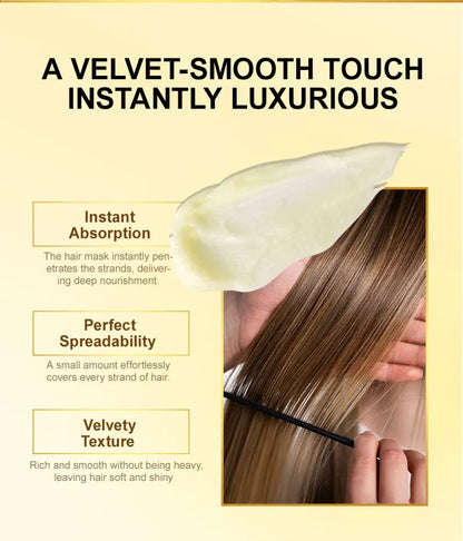 PURC Argan Oil Hair Mask Smoothing Nourishing Repair Damaged Frizz Conditioning Collagen Hair Treatment Hair Care