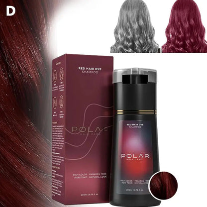 High-end 200ml Hair Dye Shampoo Quick Coloring Hair Dye Long Lasting Nourish Hair Dye Coloring Shampoo for Men Women Hair Care