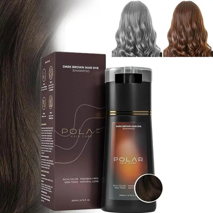 High-end 200ml Hair Dye Shampoo Quick Coloring Hair Dye Long Lasting Nourish Hair Dye Coloring Shampoo for Men Women Hair Care